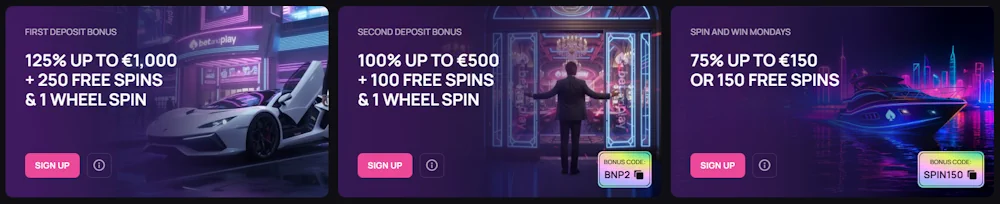 BetandPlay Casino Promotions